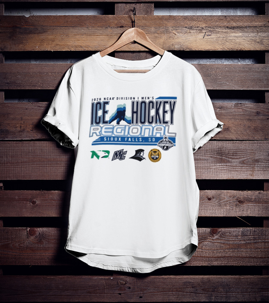 2026 NCAA Division I Men's Ice Hockey Regional Sioux Falls SD T-Shirt