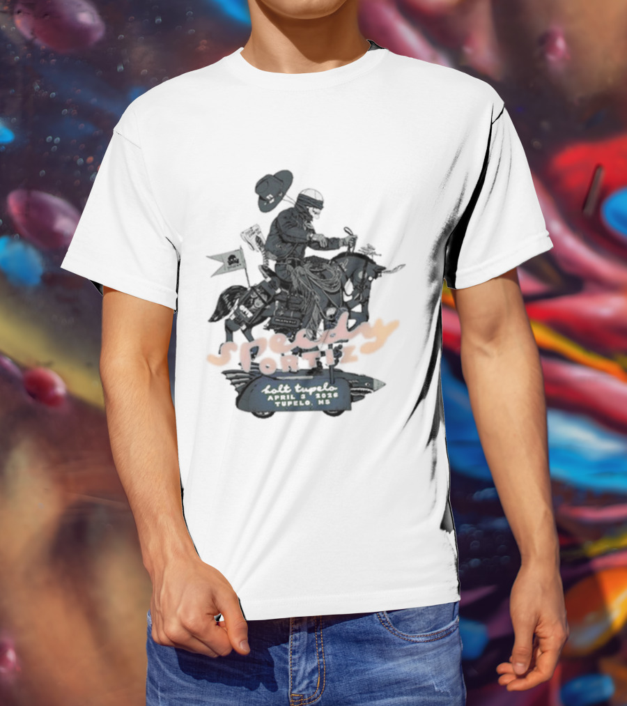 Speedy Ortiz Concert April 3 2026 Tupelo Bolt Event T-Shirt