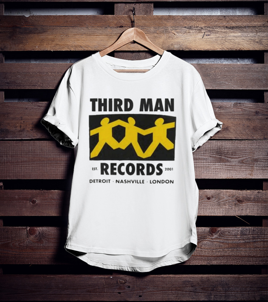 Third Man Records Est 2001 Detroit Nashville London T-Shirt
