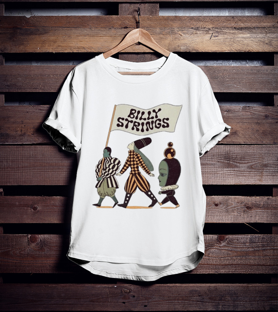 Billy Strings Spring Tour 2026 Parade Marching Characters With Dates T-Shirt