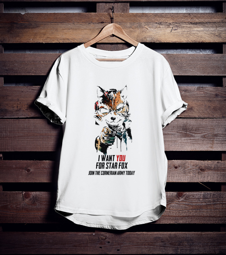 I Want You For Star Fox Join The Cornerian Army Today T-Shirt
