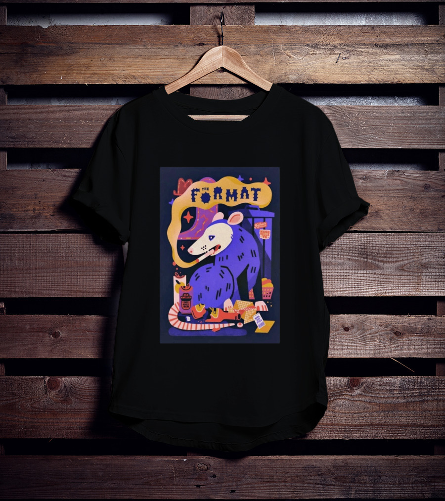 The Format Ryman Auditorium Nashville TN April 3 2026 Art With Possum And Stars T-Shirt