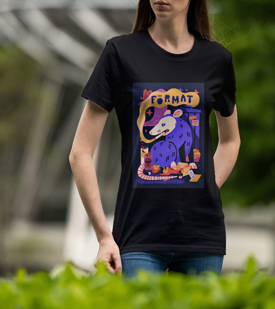 The Format Ryman Auditorium Nashville TN April 3 2026 Art With Possum And Stars T-Shirt