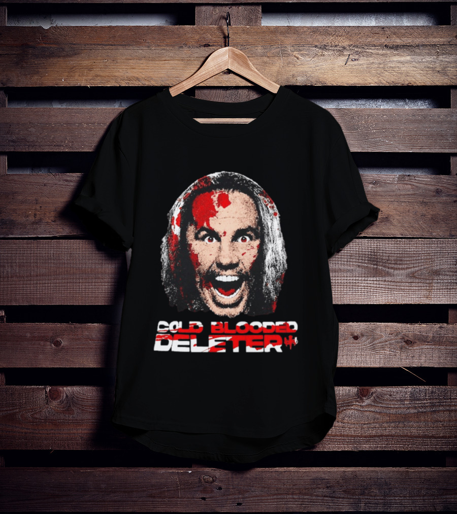 TNA Wrestling Matt Hardy Cold Blooded Deleter Face Paint T-Shirt