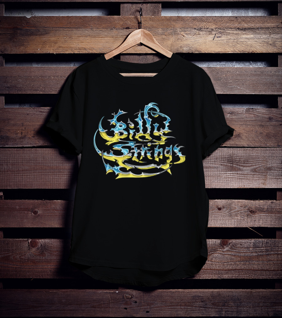 Billy Strings Spring Tour Psychedelic Blue Yellow T-Shirt
