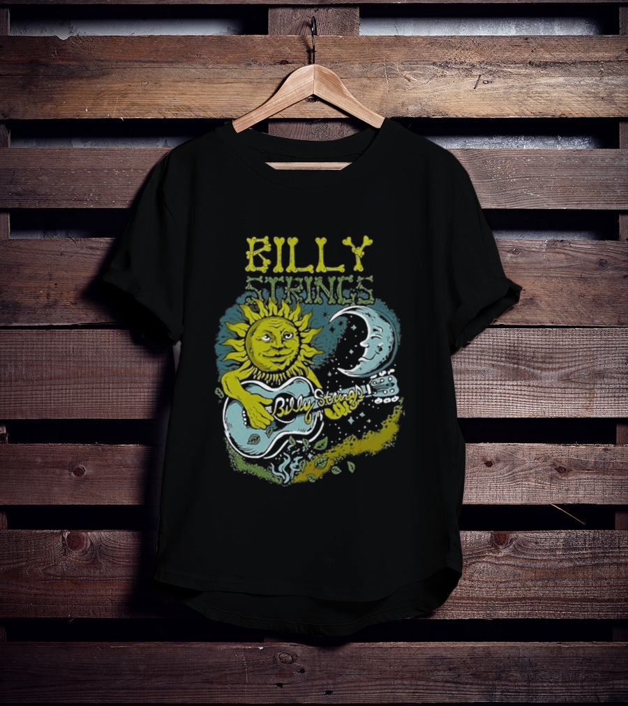 Billy Strings Sun And Moon Guitar T-Shirt