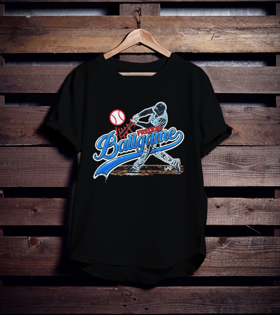 Freddie Ballgame Freddie Freeman Los Angeles Dodgers Baseball LAP T-Shirt