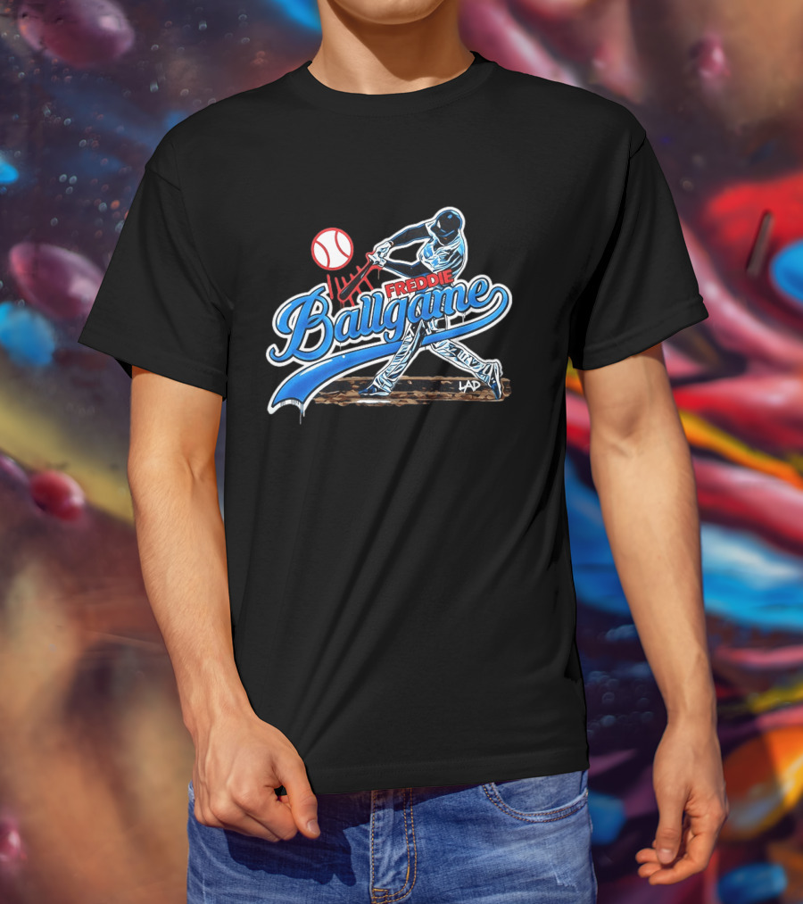 Freddie Ballgame Freddie Freeman Los Angeles Dodgers Baseball LAP T-Shirt