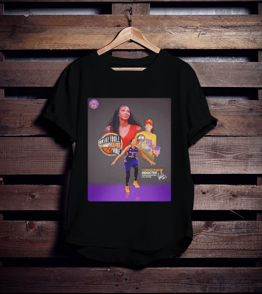 Candace Parker Basketball Hall Of Fame Inductee 2016 Champion Sparks T-Shirt