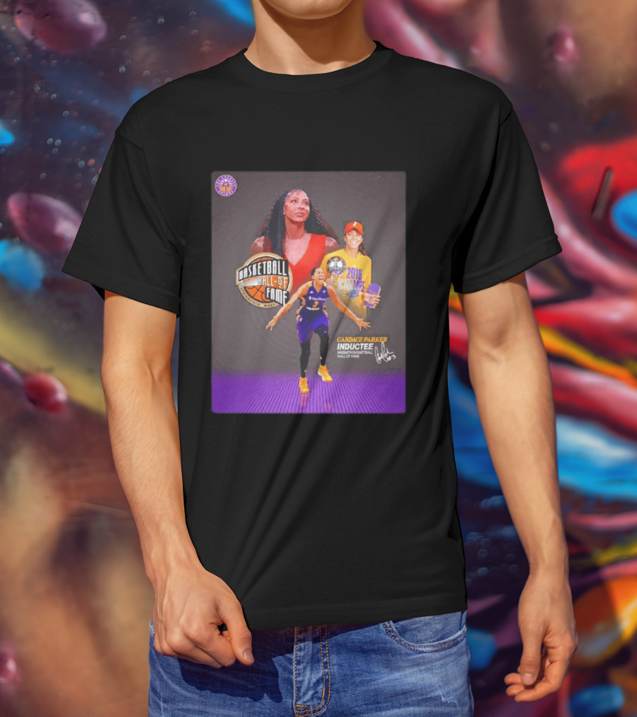 Candace Parker Basketball Hall Of Fame Inductee 2016 Champion Sparks T-Shirt