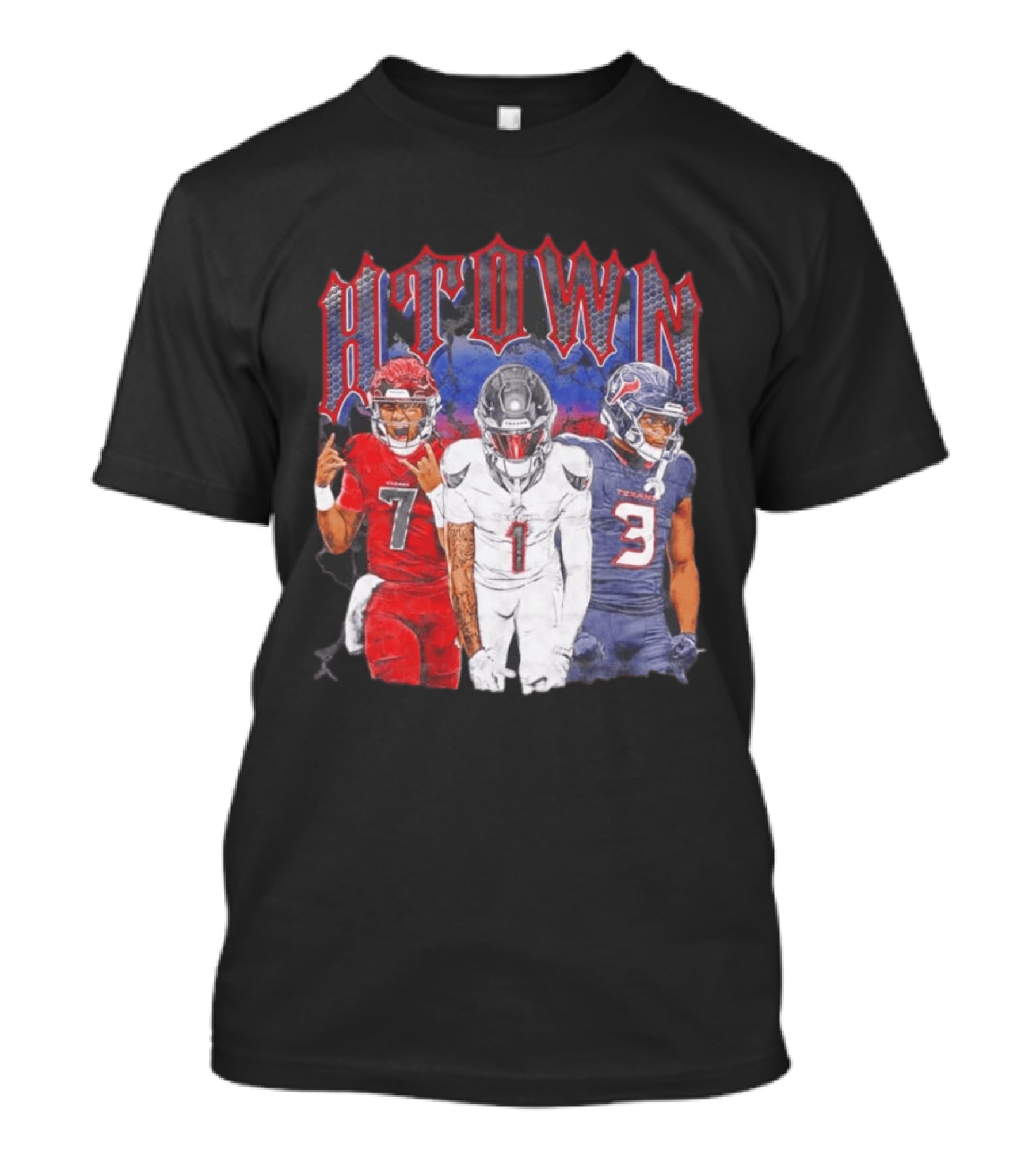 CJ Stroud Tank Dell Kamari Lassiter Houston Texans H TOWN 713 T-Shirt