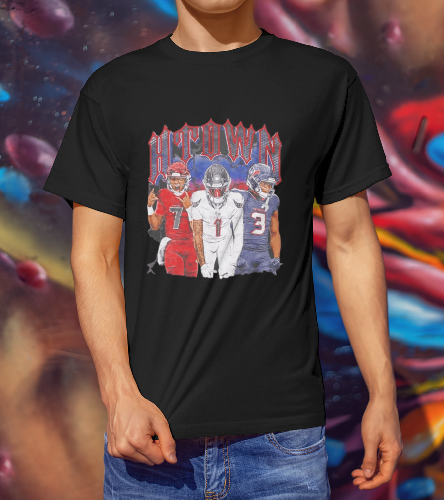 CJ Stroud Tank Dell Kamari Lassiter Houston Texans H TOWN 713 T-Shirt