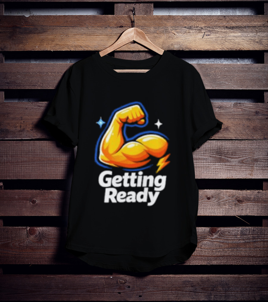 Cristiano Ronaldo Getting Ready Strong Arm Emoji T-Shirt