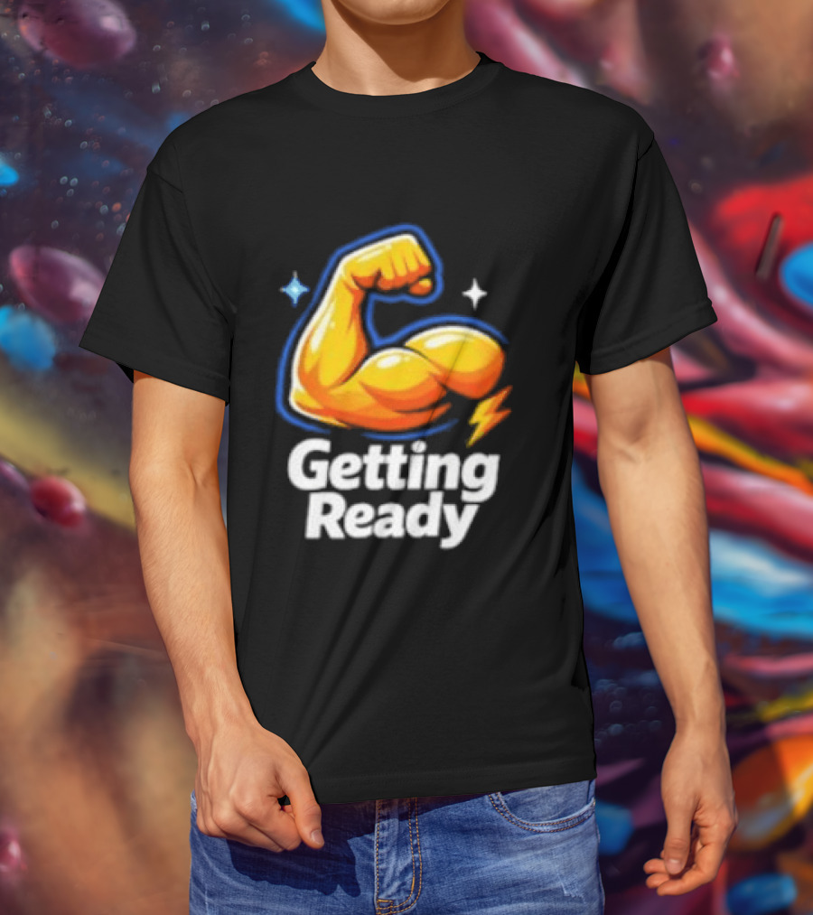 Cristiano Ronaldo Getting Ready Strong Arm Emoji T-Shirt