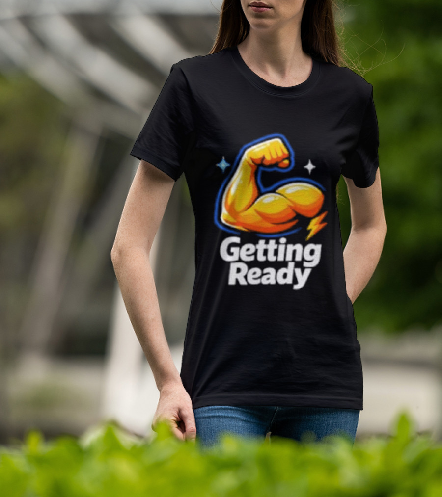 Cristiano Ronaldo Getting Ready Strong Arm Emoji T-Shirt