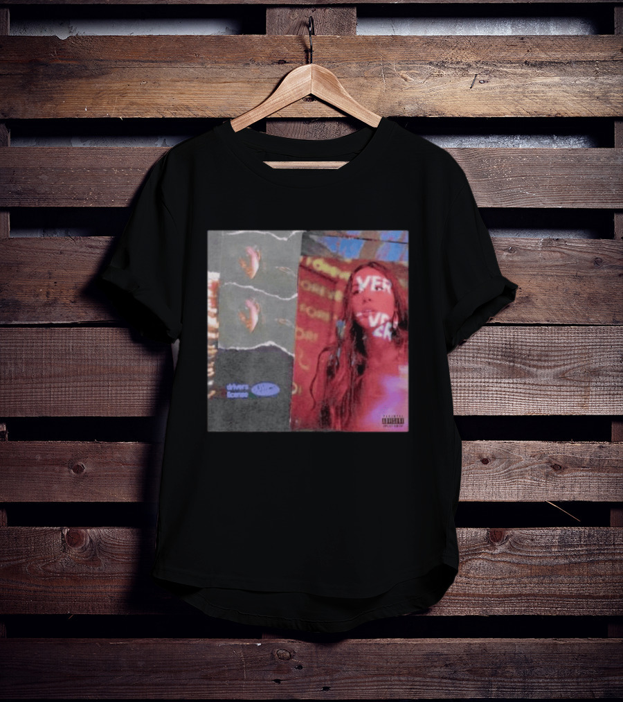 Drivers License Olivia Rodrigo Album Cover T-Shirt