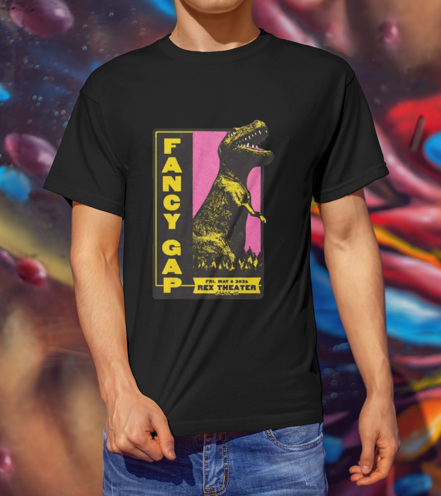 Fancy Gap Rex Theater Dinosaur Galax VA May 6 2026 T-Shirt