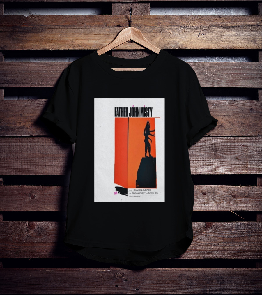 Father John Misty Seattle April 3 4 2026 Featuring Damien Jurado At Paramount Theater T-Shirt