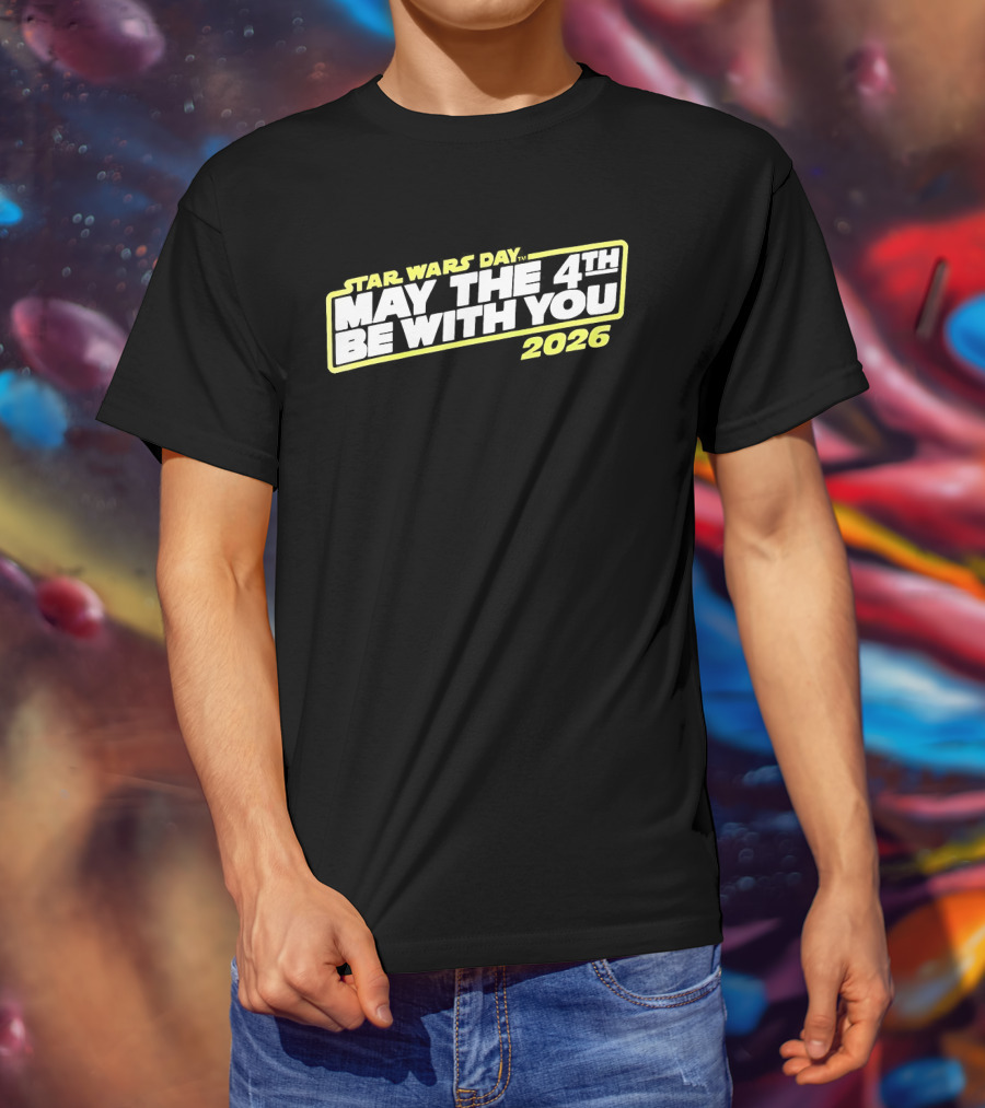 Star Wars Day 2026 May The 4th Be With You Yellow T-Shirt