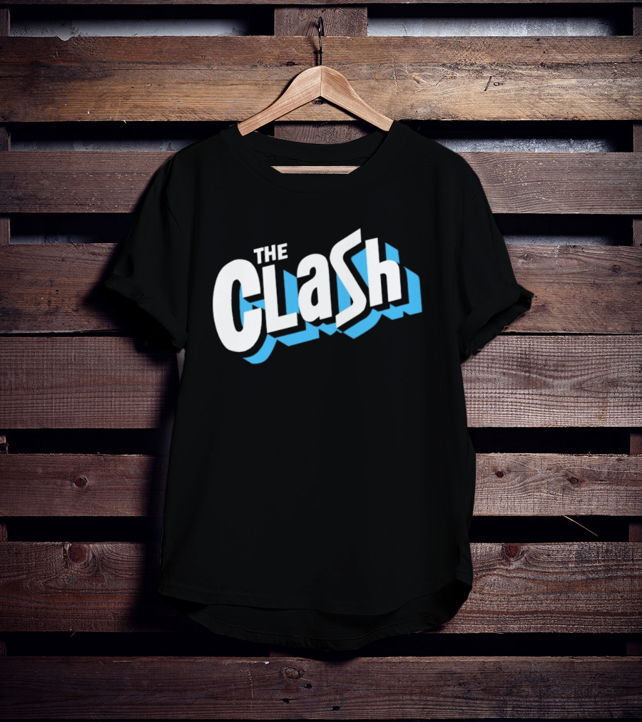 The Clash White And Blue T-Shirt