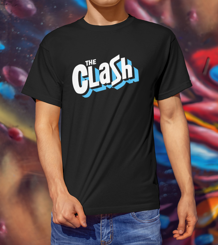 The Clash White And Blue T-Shirt