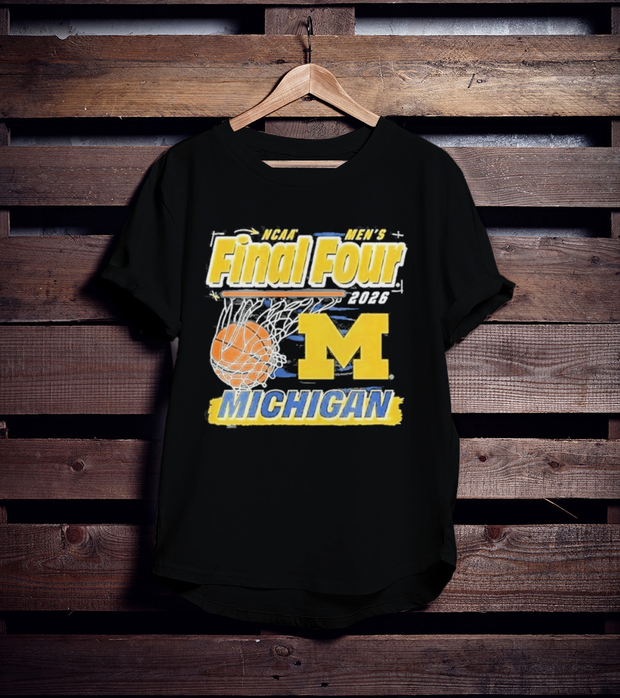 NCAA Men's Final Four 2026 Michigan Basketball M T-Shirt
