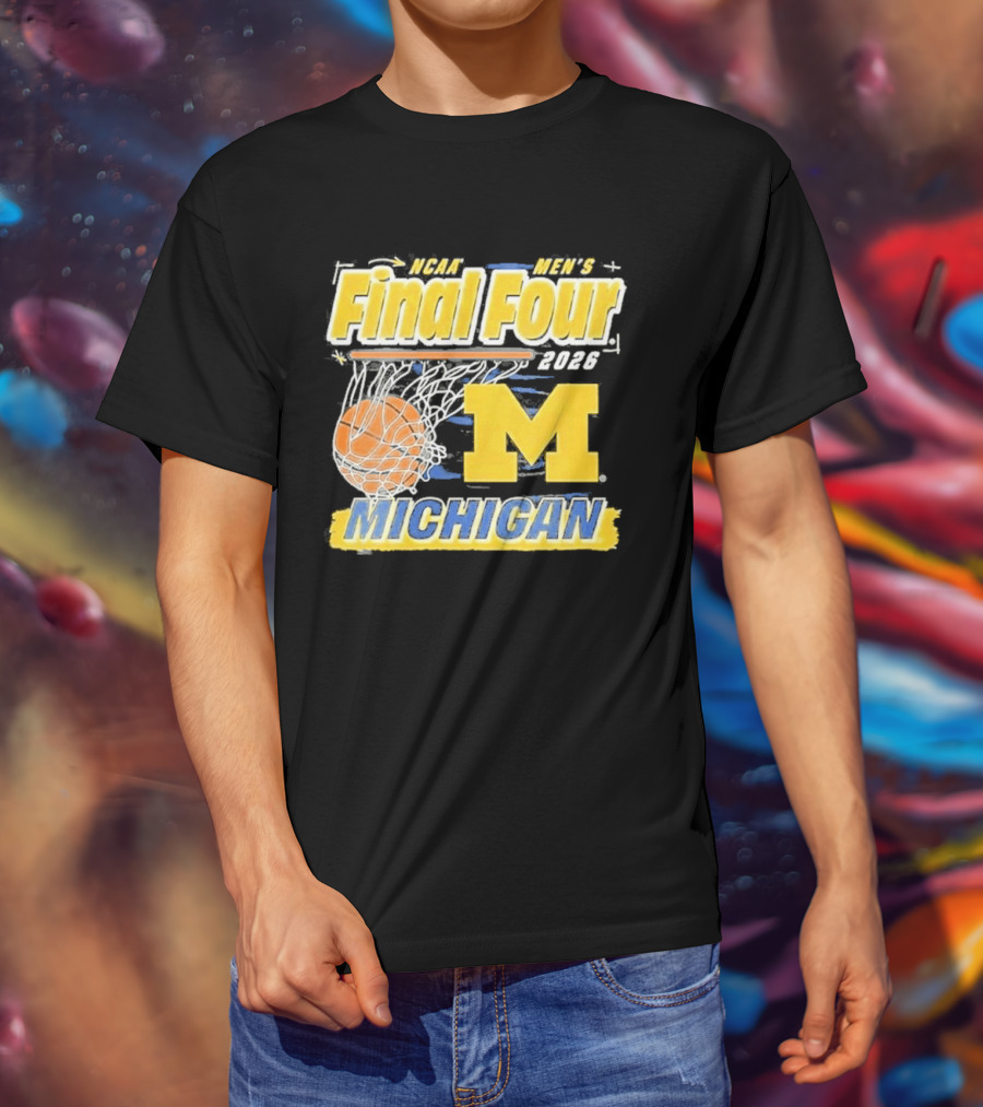 NCAA Men's Final Four 2026 Michigan Basketball M T-Shirt