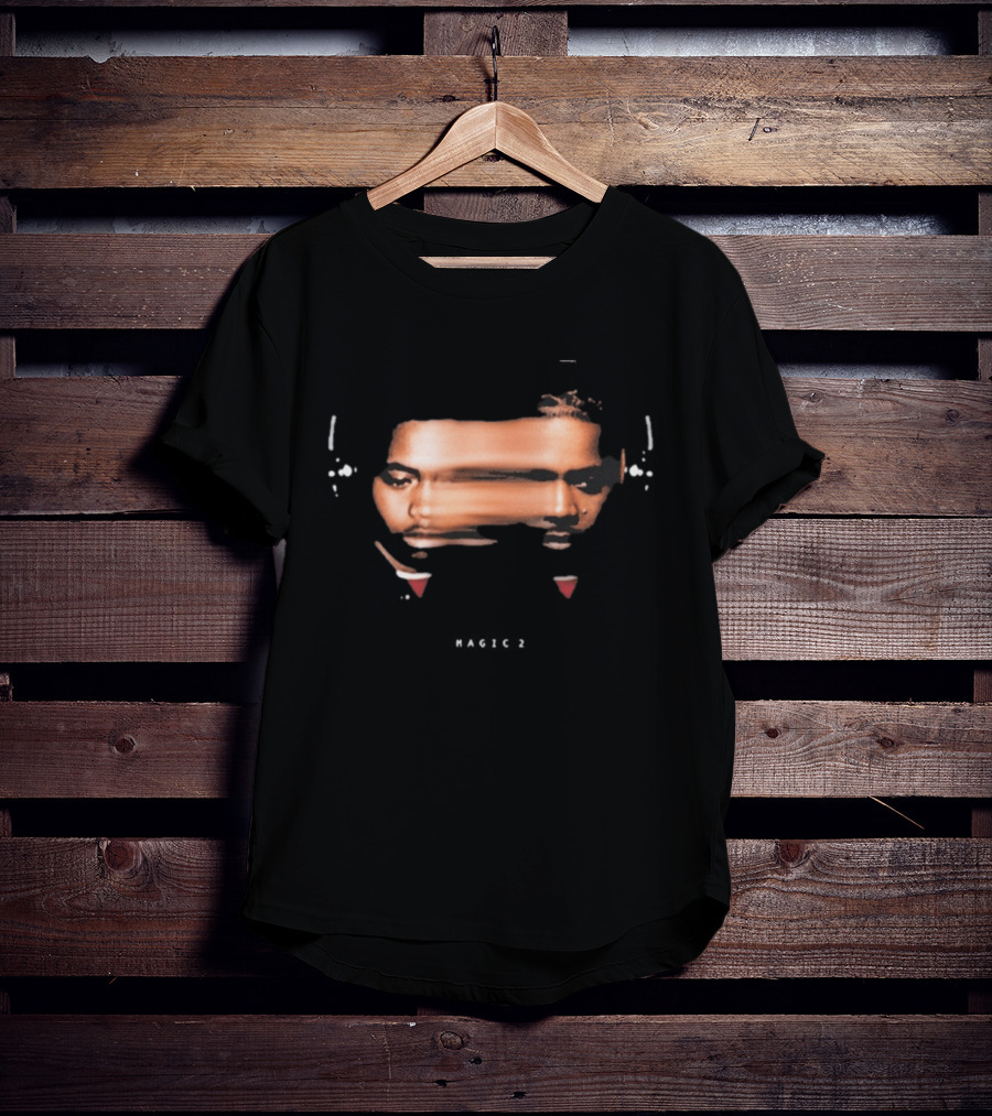 Nasir Jones Nas Magic 2 Album Distorted Face T-Shirt