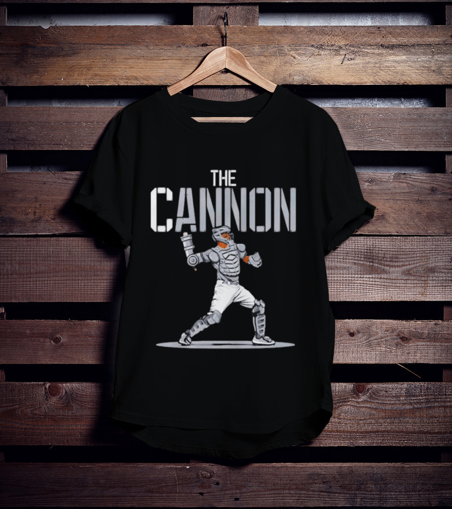 The Cannon Luis Torrens Robotic Catcher Baseball Player T-Shirt