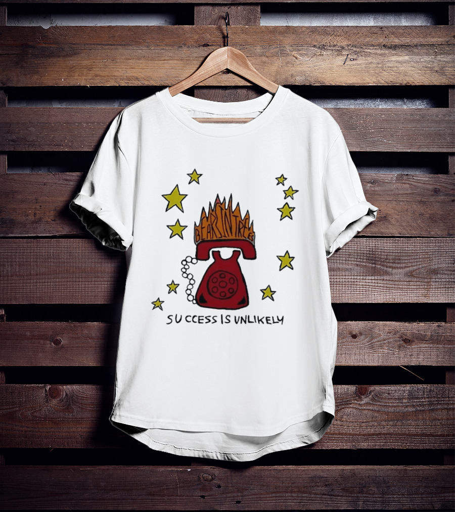 Bears In Trees Success Is Unlikely Burning Phone Starry Sky T-Shirt