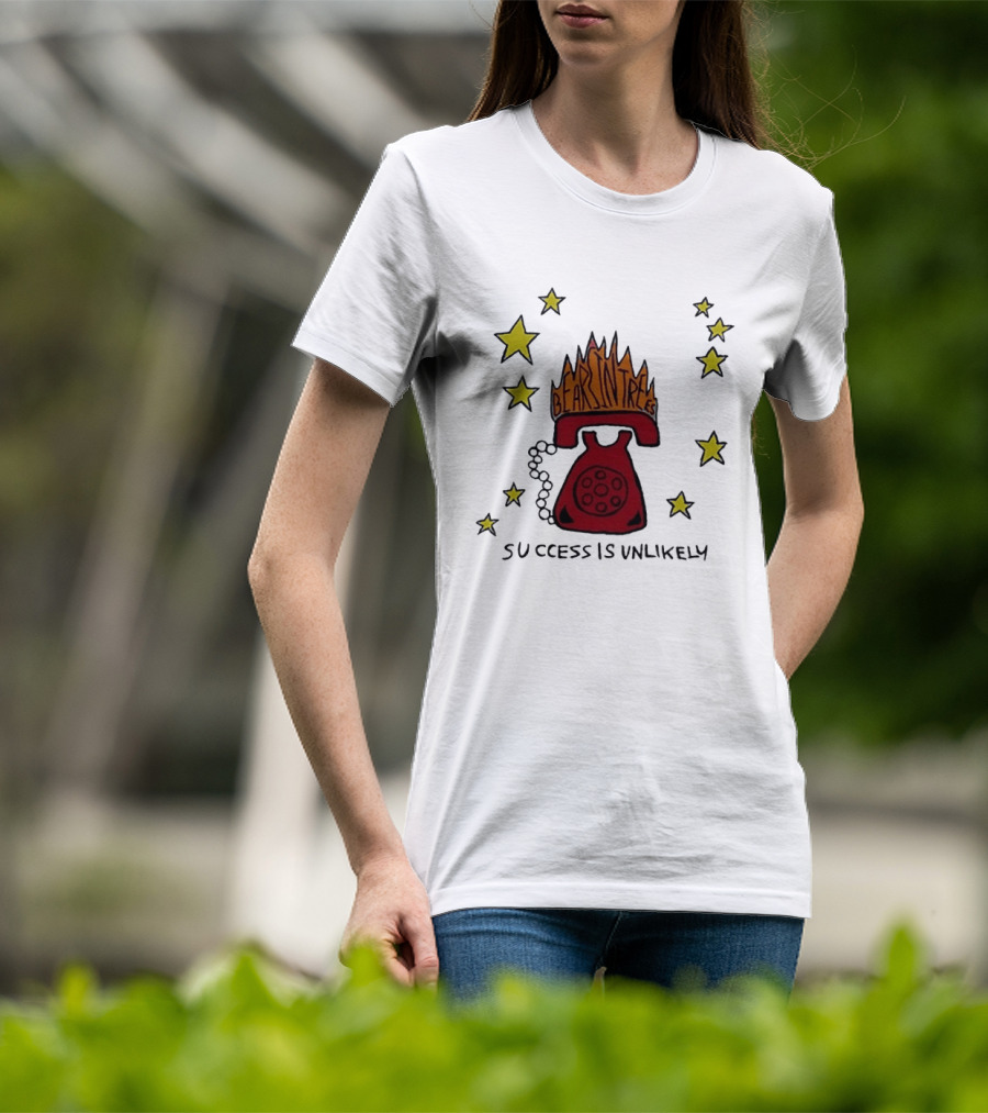 Bears In Trees Success Is Unlikely Burning Phone Starry Sky T-Shirt
