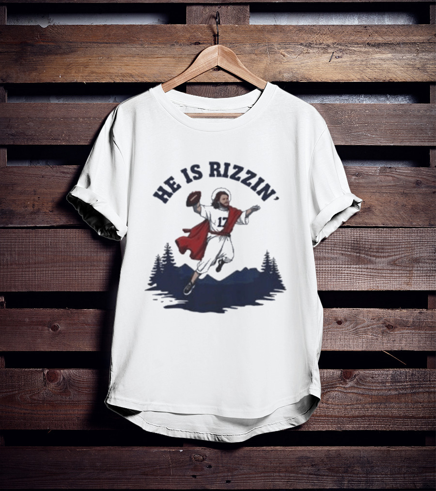 Buffalo Bills He Is Rizzin' Josh Allen Football T-Shirt
