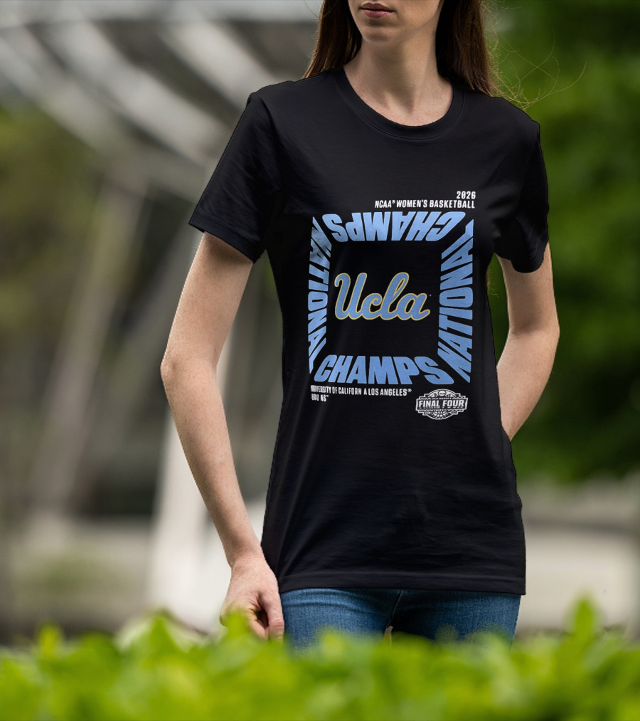 UCLA Bruins 2026 NCAA Women’s Basketball National Champs T-Shirt
