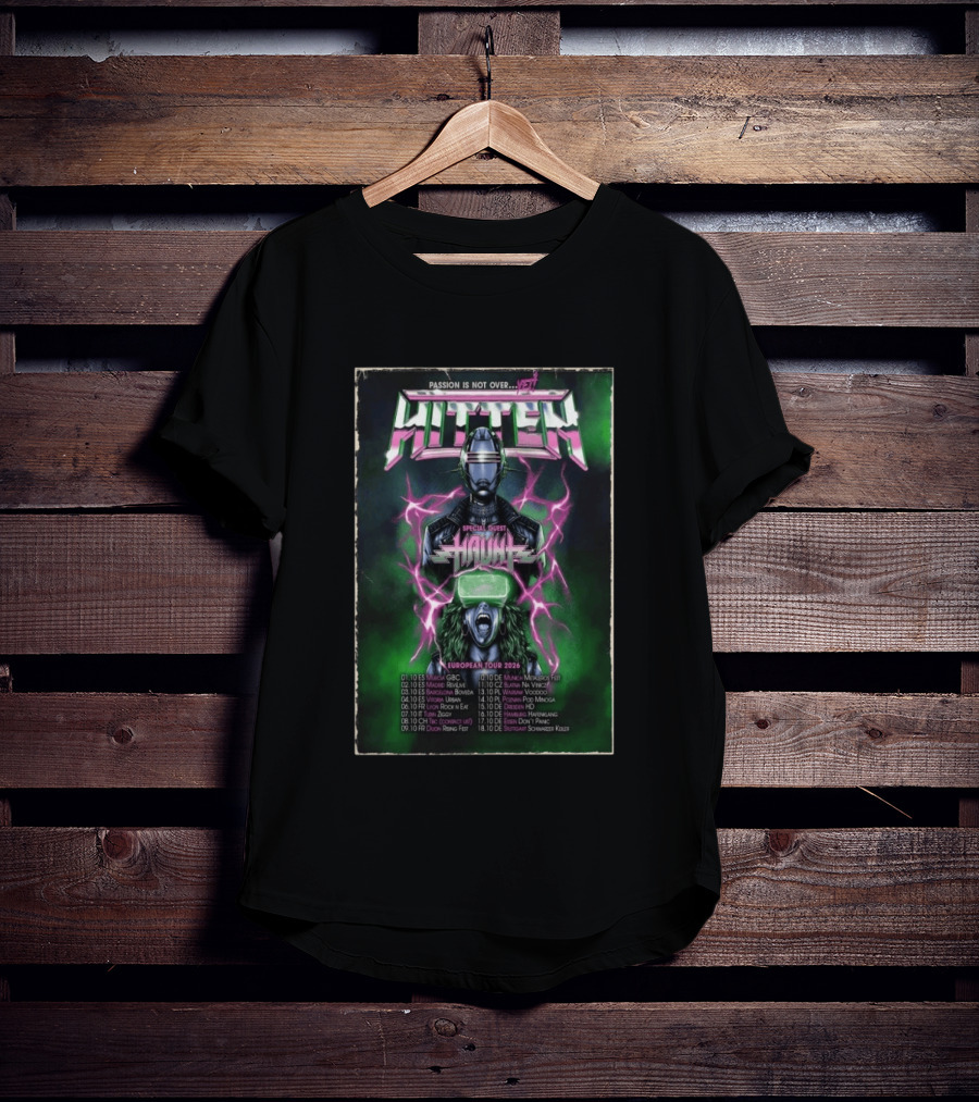 Passion Is Not Over Yet Hitten European Tour 2026 Special Guest Hound T-Shirt