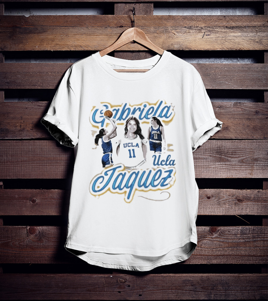 Gabriela Jaquez UCLA Bruins 11 Illustrated Basketball Player Youth Fashion T-Shirt
