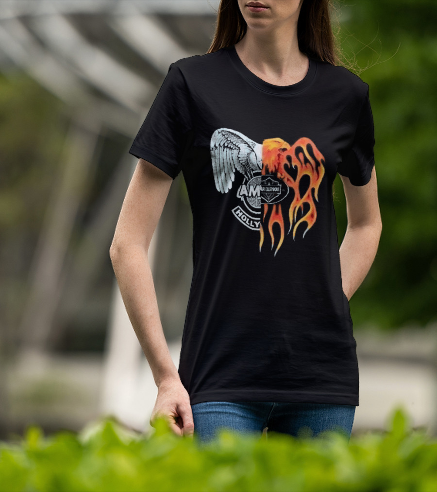 Louis Tomlinson HDWGH Tour Prague Amiri Spliced Angel Flames 2026 T-Shirt