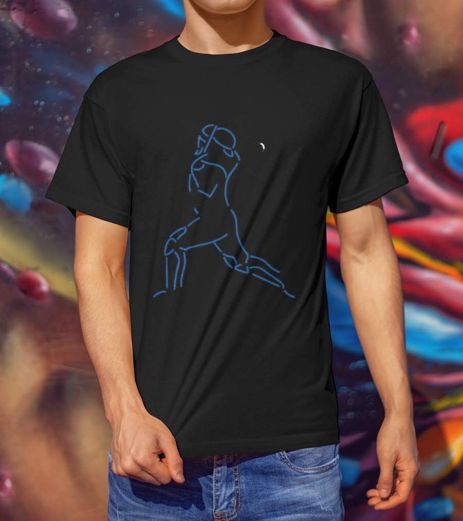 Luis The Cannon Luis Torrens New York Mets Drawing Line T-Shirt