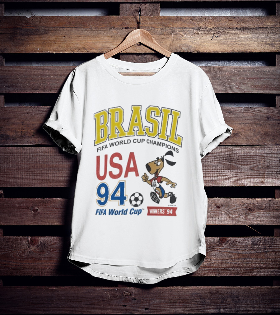 BRAZIL FIFA World Cup Champions USA 94 T-Shirt
