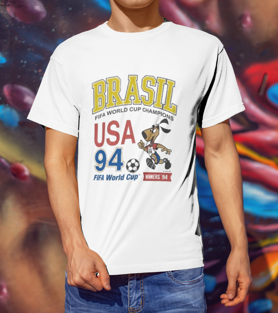 BRAZIL FIFA World Cup Champions USA 94 T-Shirt