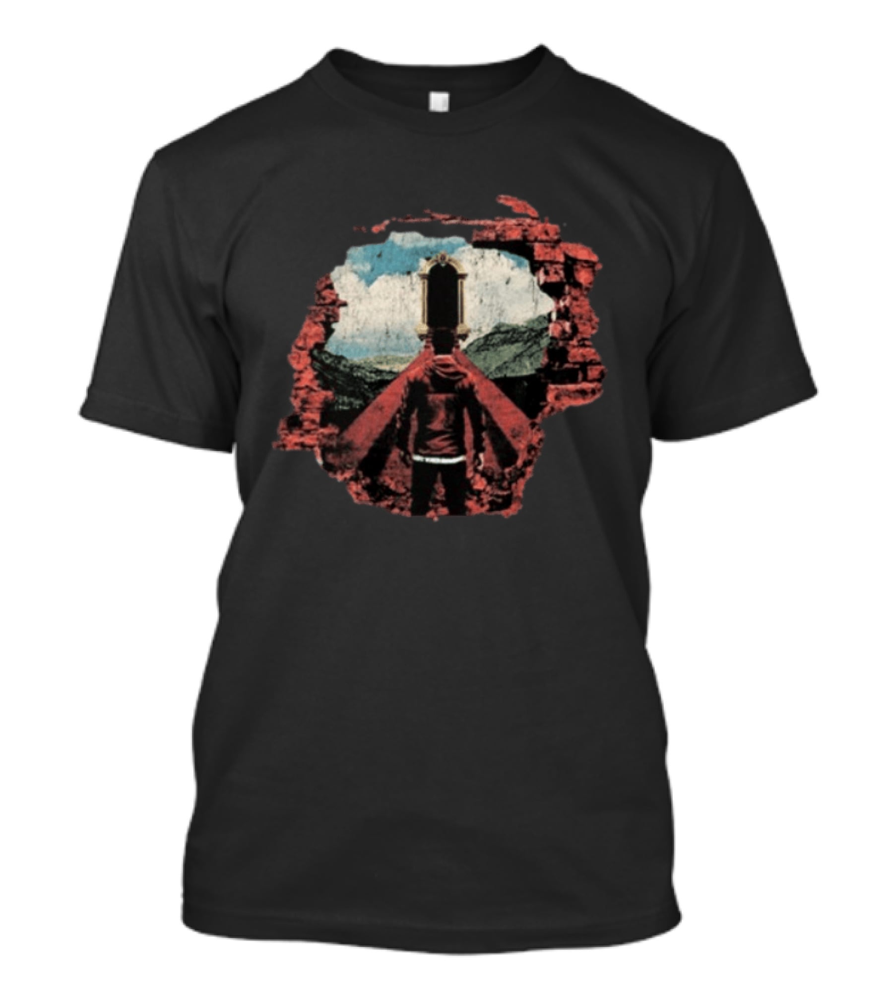 A Day To Remember You're Welcome Album Art With Person In By Tunnel T-Shirt