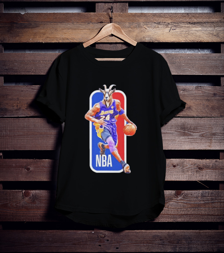 Kobe Bryant Los Angeles Lakers 24 NBA Goat Basketball T-Shirt
