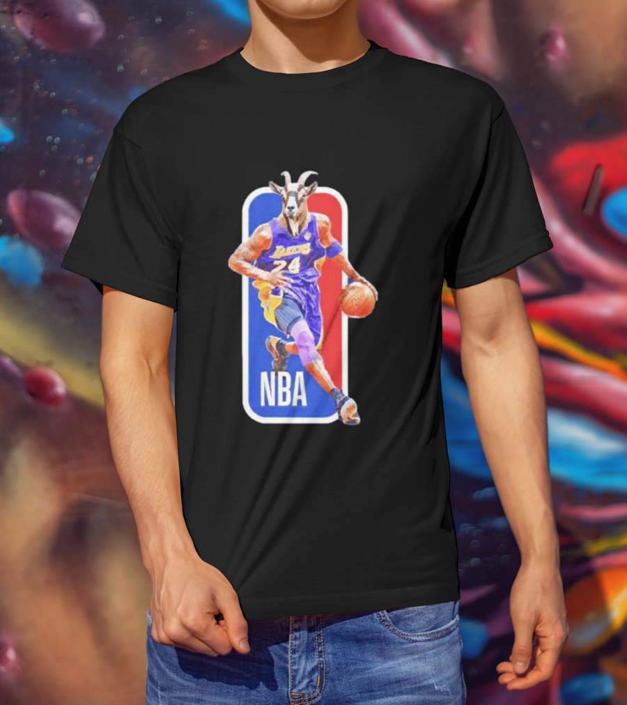 Kobe Bryant Los Angeles Lakers 24 NBA Goat Basketball T-Shirt