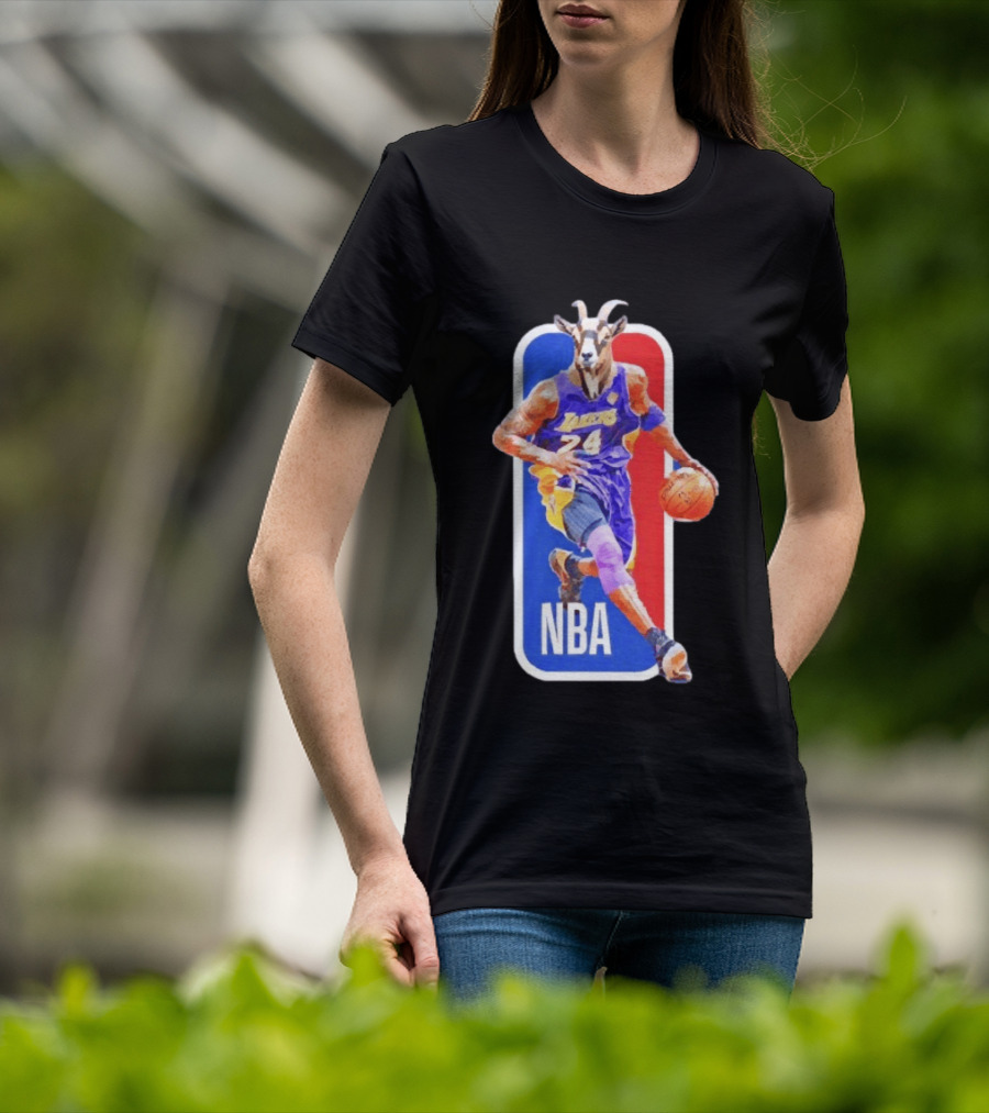 Kobe Bryant Los Angeles Lakers 24 NBA Goat Basketball T-Shirt