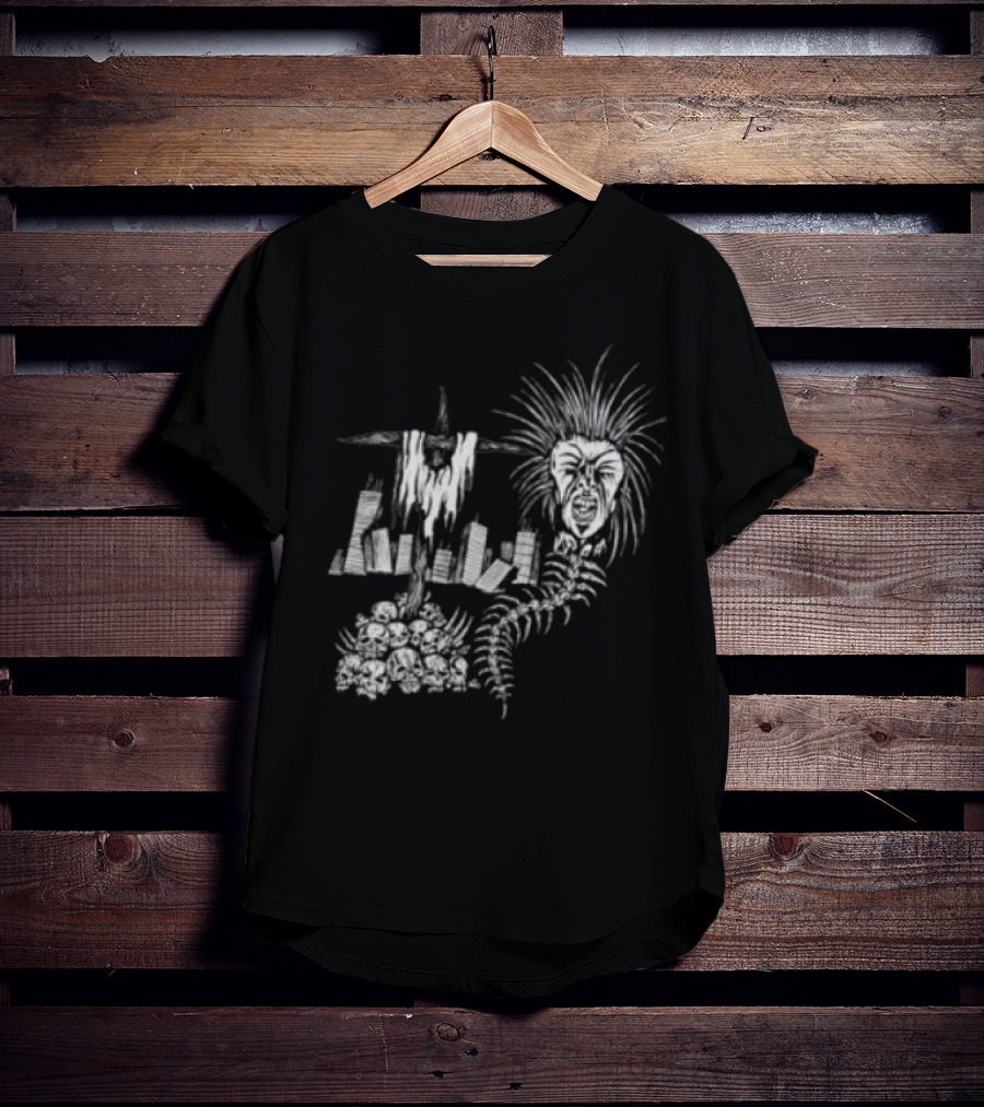 Portrayal Of Guilt Human Terror Cityscape And Nature T-Shirt