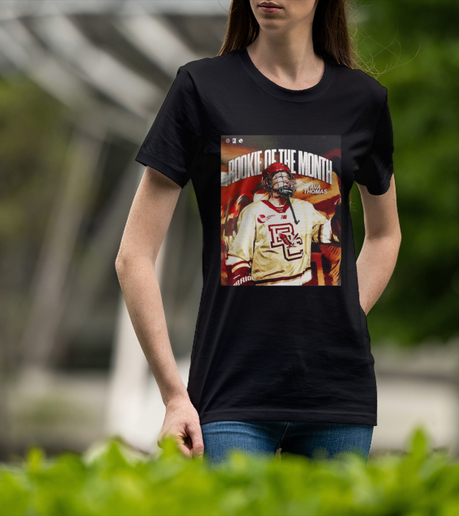 Rookie Of The Month Ava Thomas Boston College Hockey T-Shirt