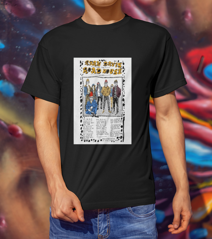 Ryan Davis Road House Band 2026 US Shows Tour Dates T-Shirt