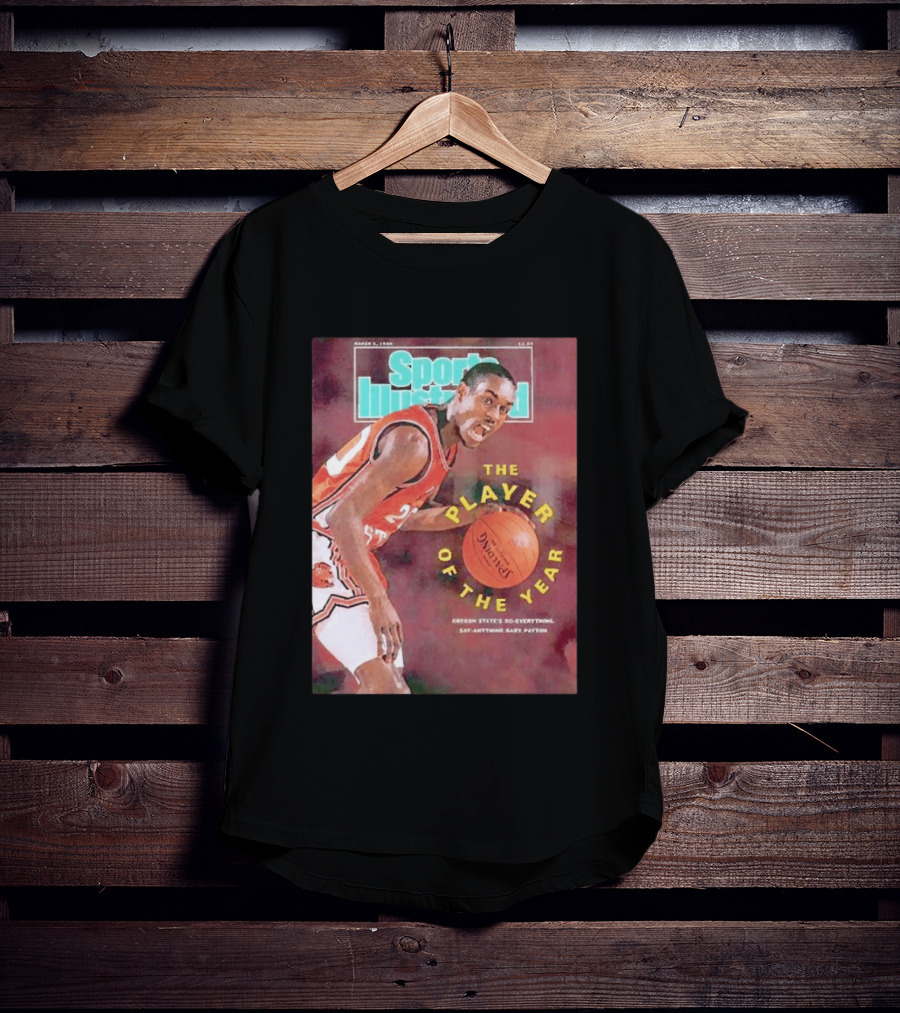 Sports Illustrated March 5 1990 The Player Of The Year Oregon State's Gary Payton T-Shirt