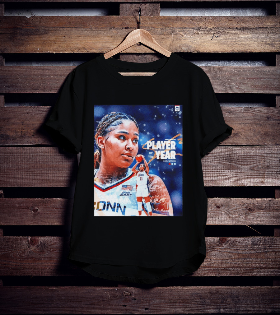UConn Huskies The Athletic Player Of The Year Sarah Strong T-Shirt