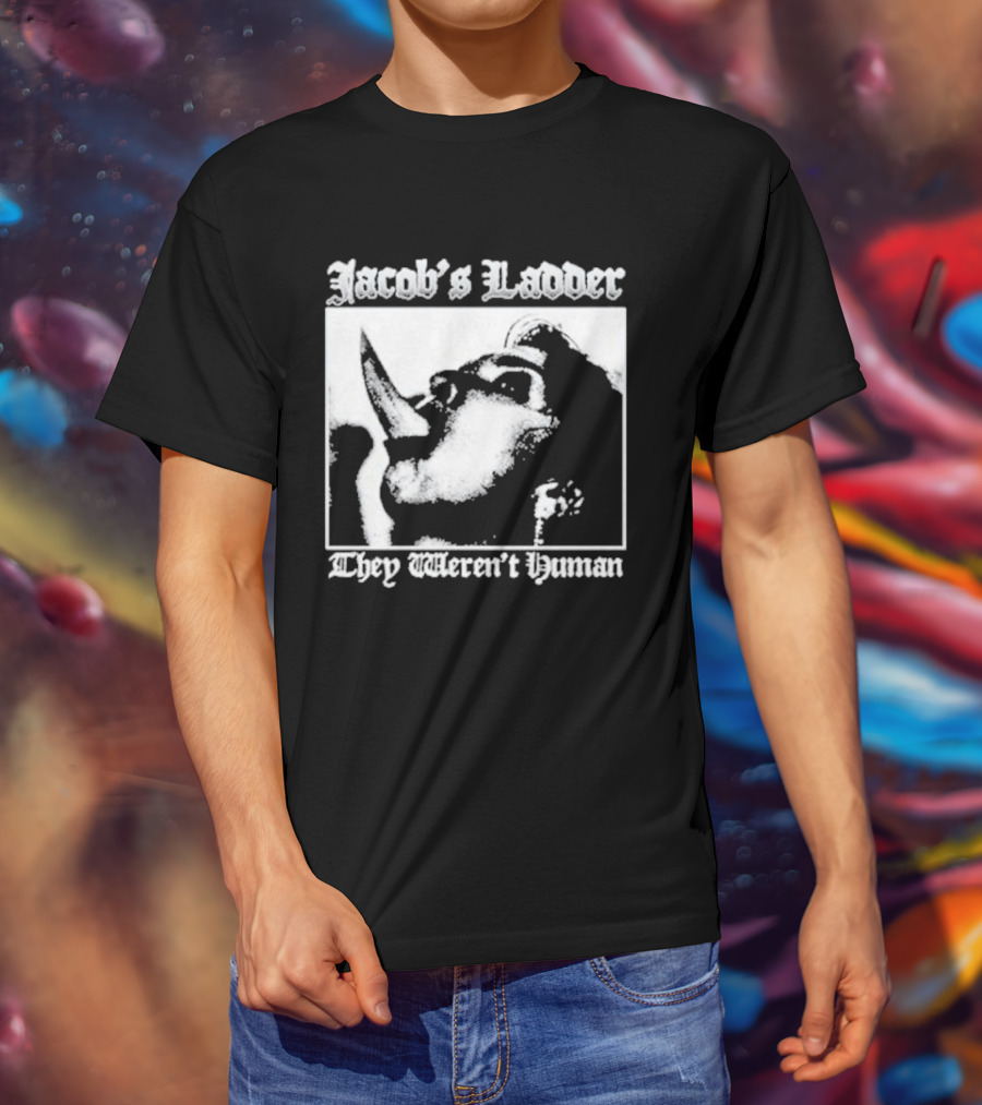 Jacob's Ladder 1990 Cult They Weren't Human Face Montage T-Shirt