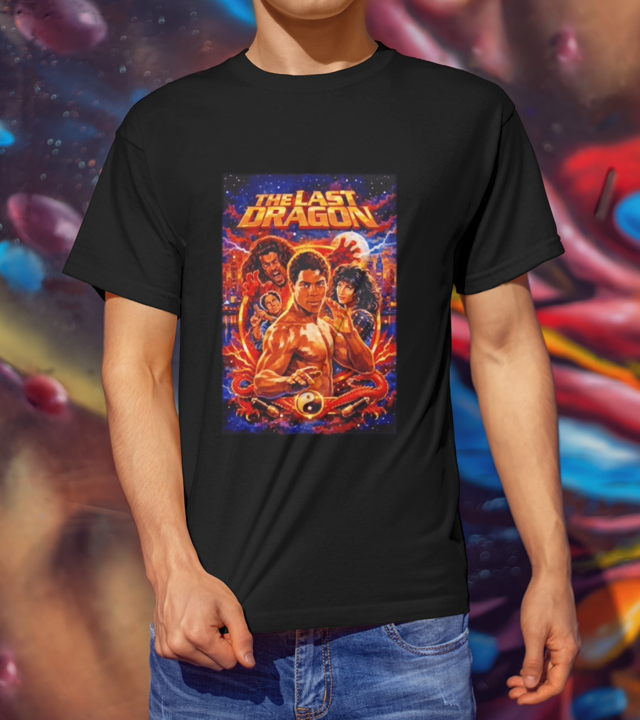 The Last Dragon 1985 Classic Martial Arts Movie Featuring Iconic Characters And Action T-Shirt